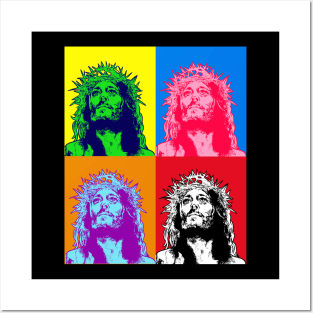 Jesus Christ Pop Art Posters and Art